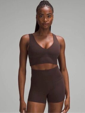Lululemon Align V-Neck Light Support Sports Bra Size 6 C/D